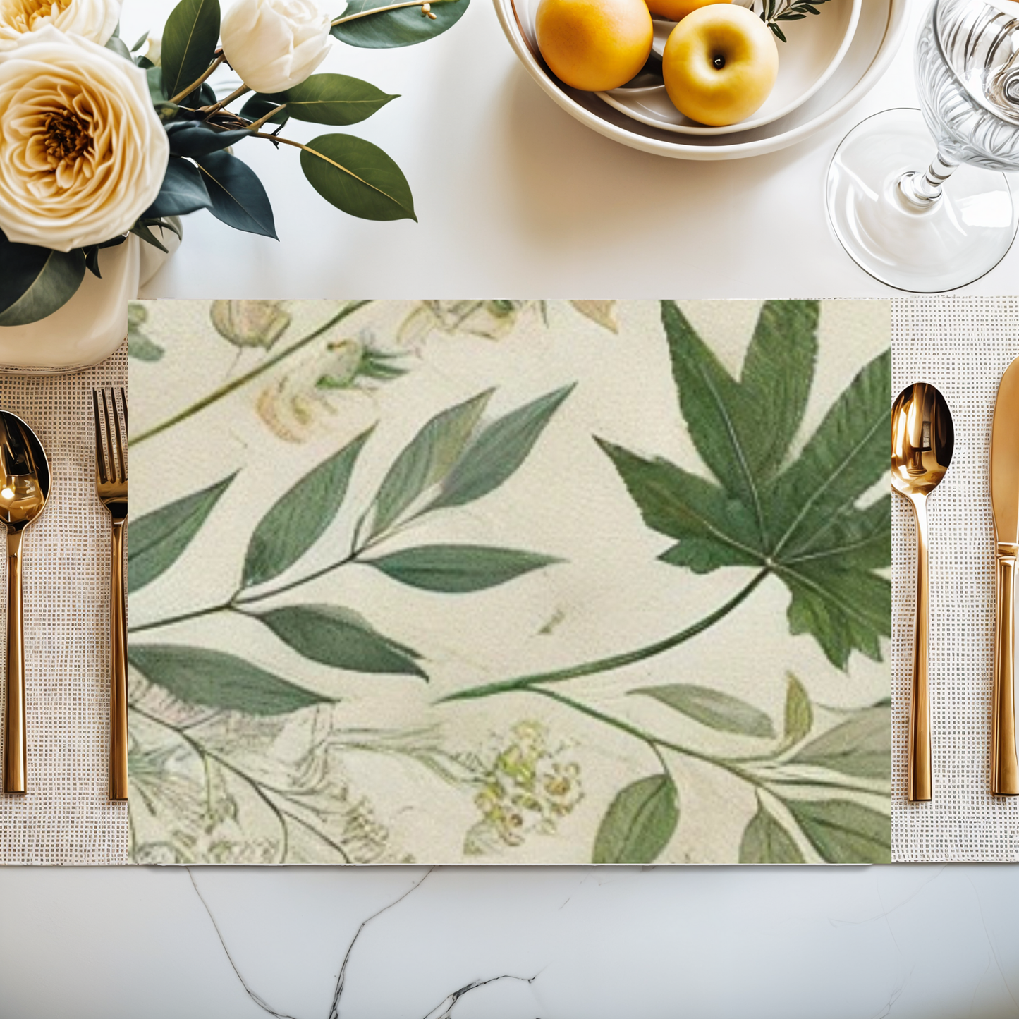 Green Leaves Pattern